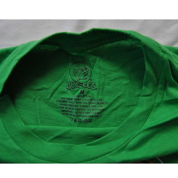 Buc-ees Green Short Sleeve Limited Edition Irish Shirt Medium - Picture 5 of 8